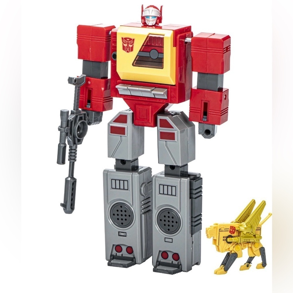 Transformers Retro 40th Anniversary Autobot Blaster & Steeljaw Action Figures